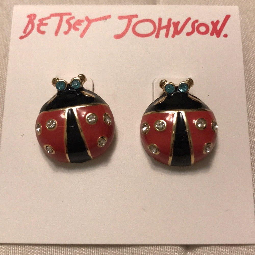 Betsey Johnson Ladybug 🐞 earrings